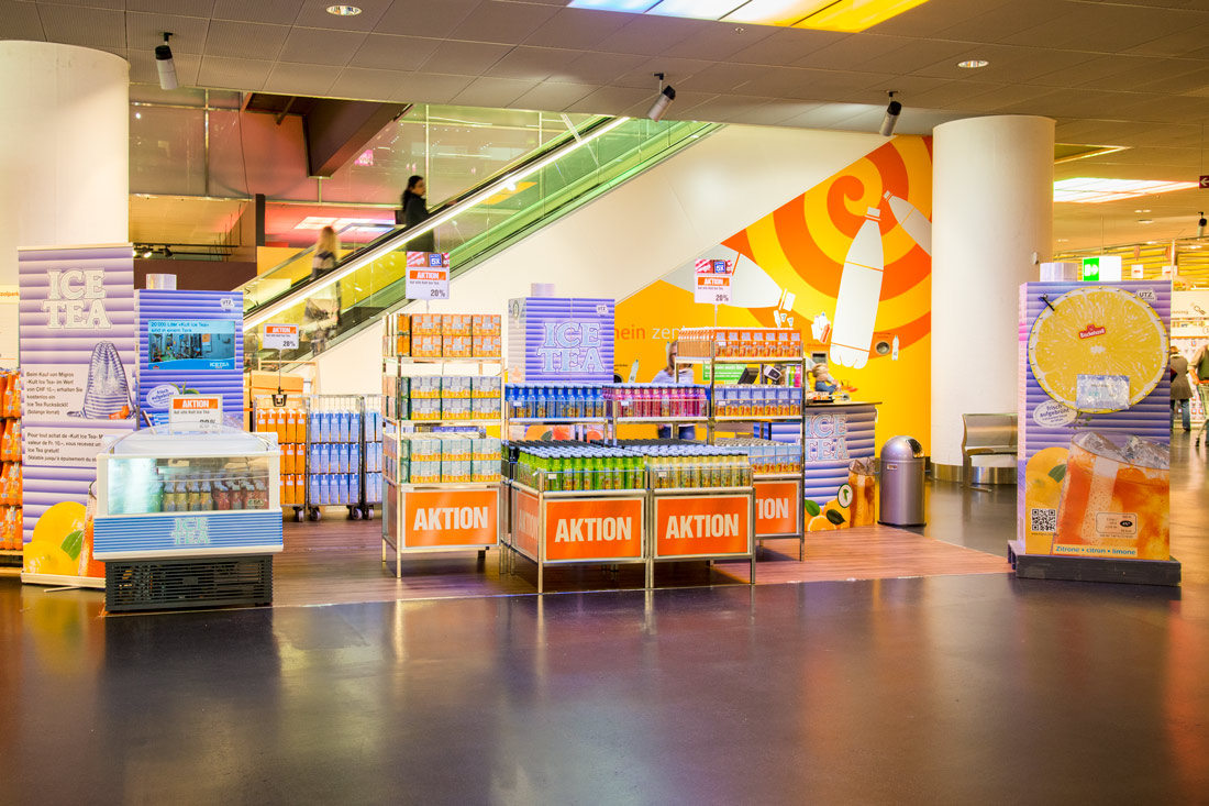 POS-Promotion Icetea POS-Promotion für Migros Icetea