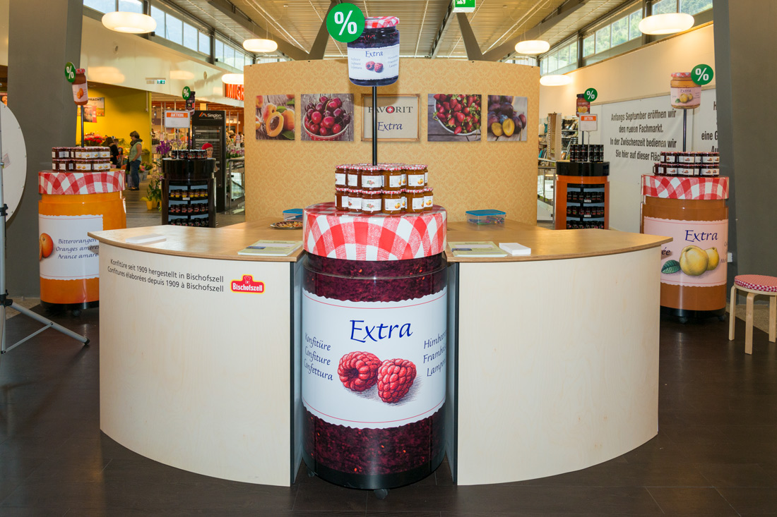 Promostand Migros Konfitueren 06.1